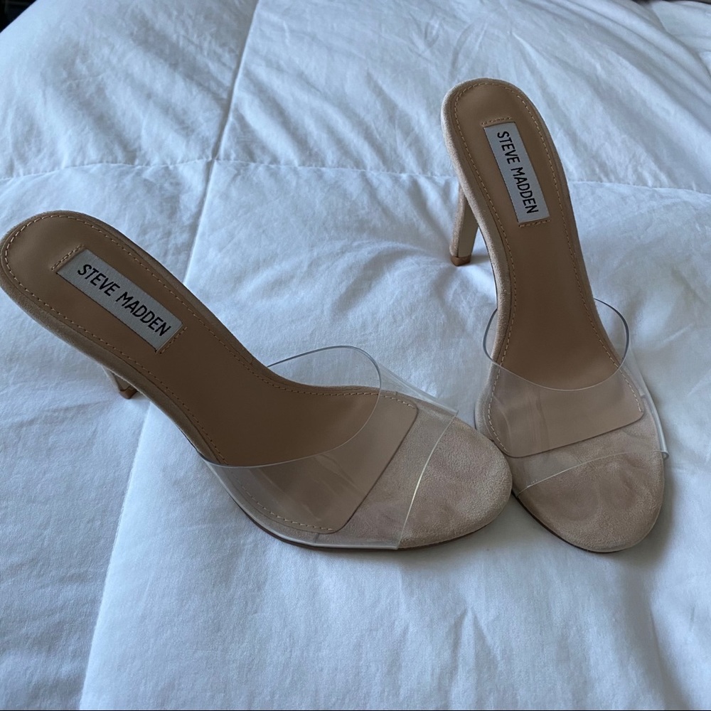 Clear heels